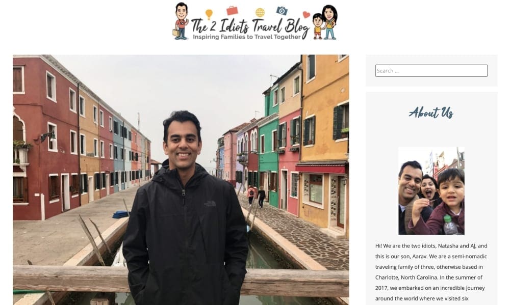 website snapshot-2 Idiots Travel