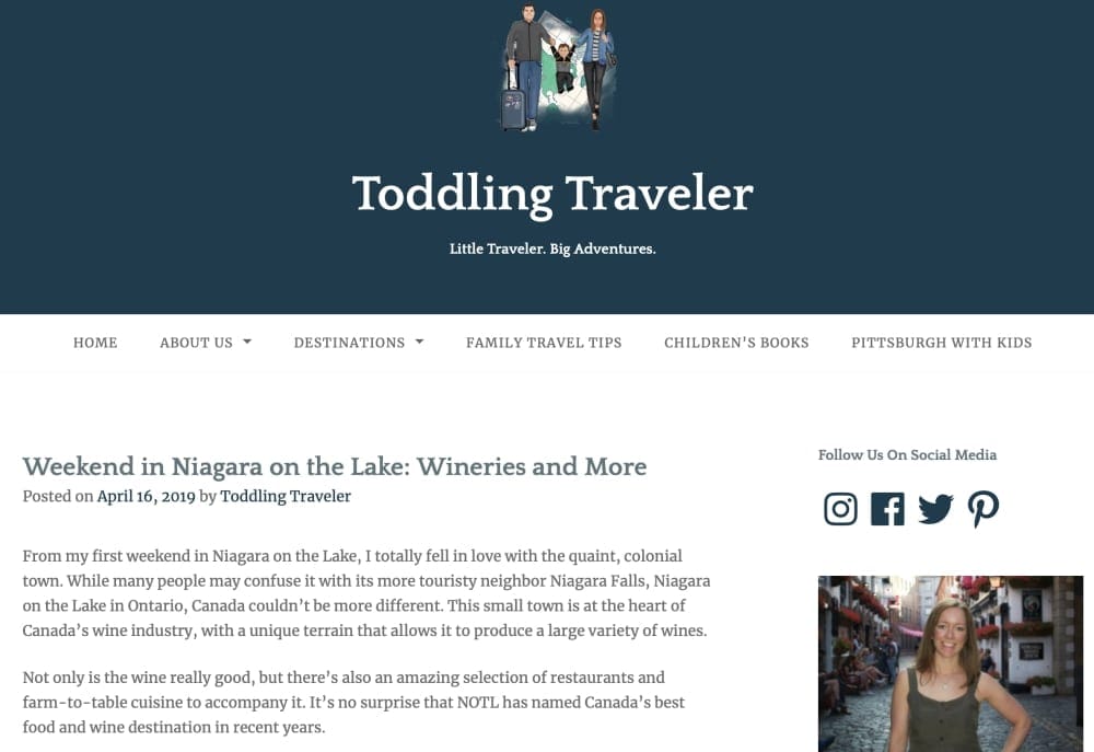Toddling Traveler blog visiting wineries and more in New York.