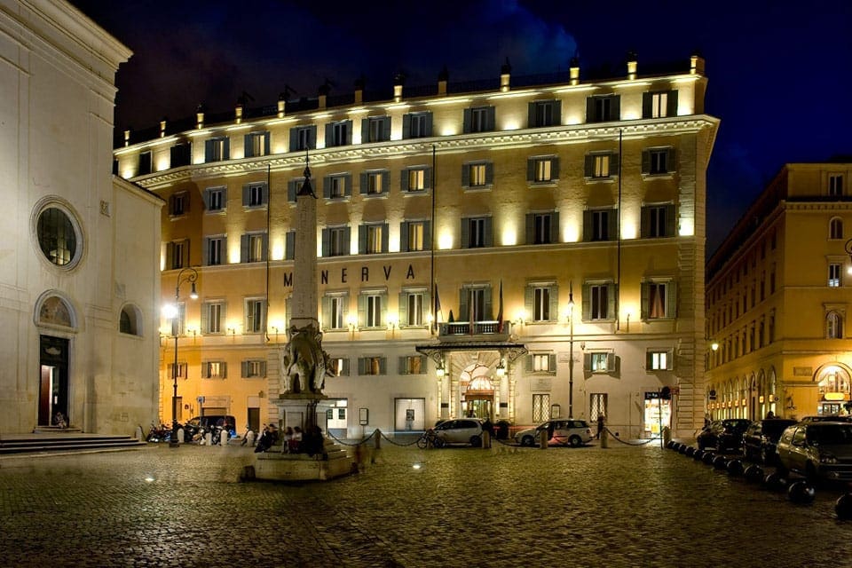 Grand Hotel De La Minerve in Rome, Italy. 