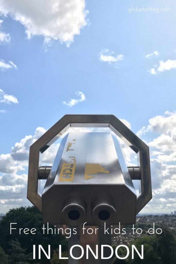 Screenshot from Globetotting's blog on things to do in London as a family.