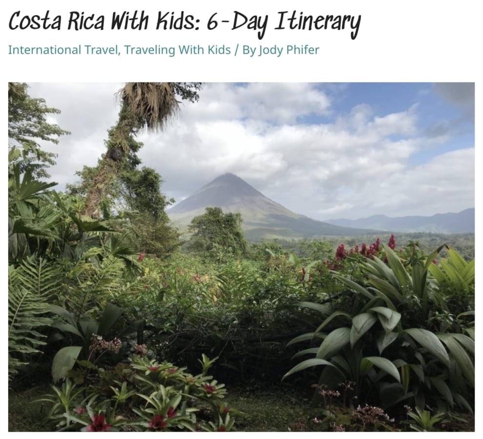 Screen grab from My Travel Obesession website