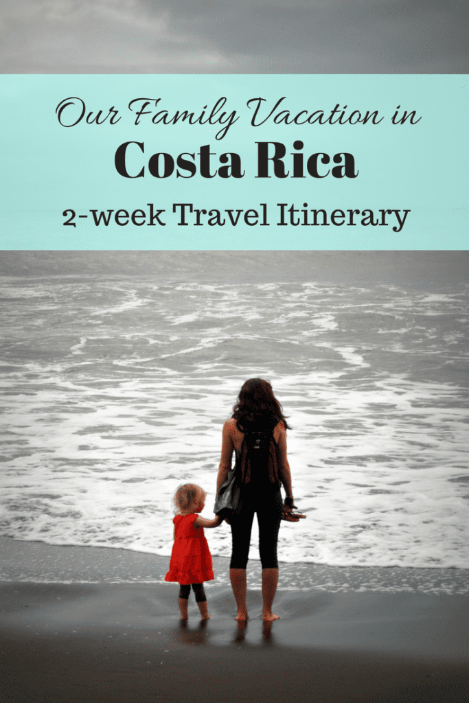 Website banner - Family Vacation in Costa Rica: Our 2 Week Travel Itinerary, Itinerary by the Big To-Do List