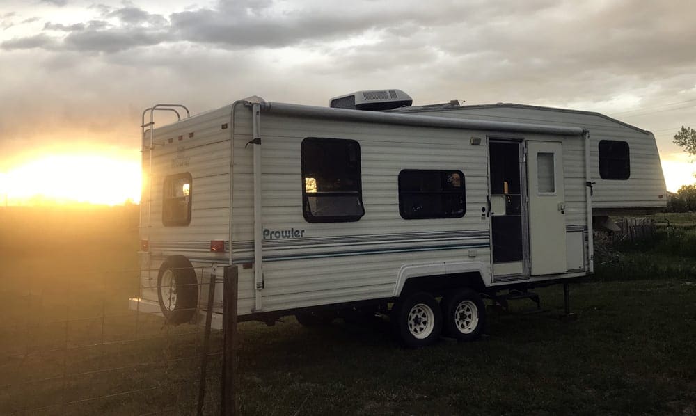 Rving camper 