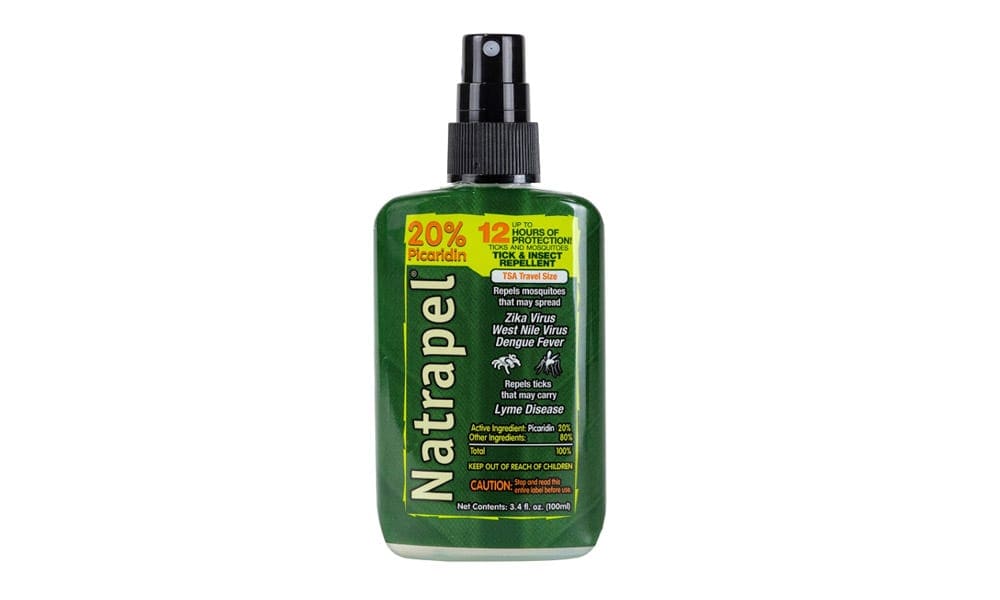 A spray bottle of Natrapel, one of the best bug sprays for kids.