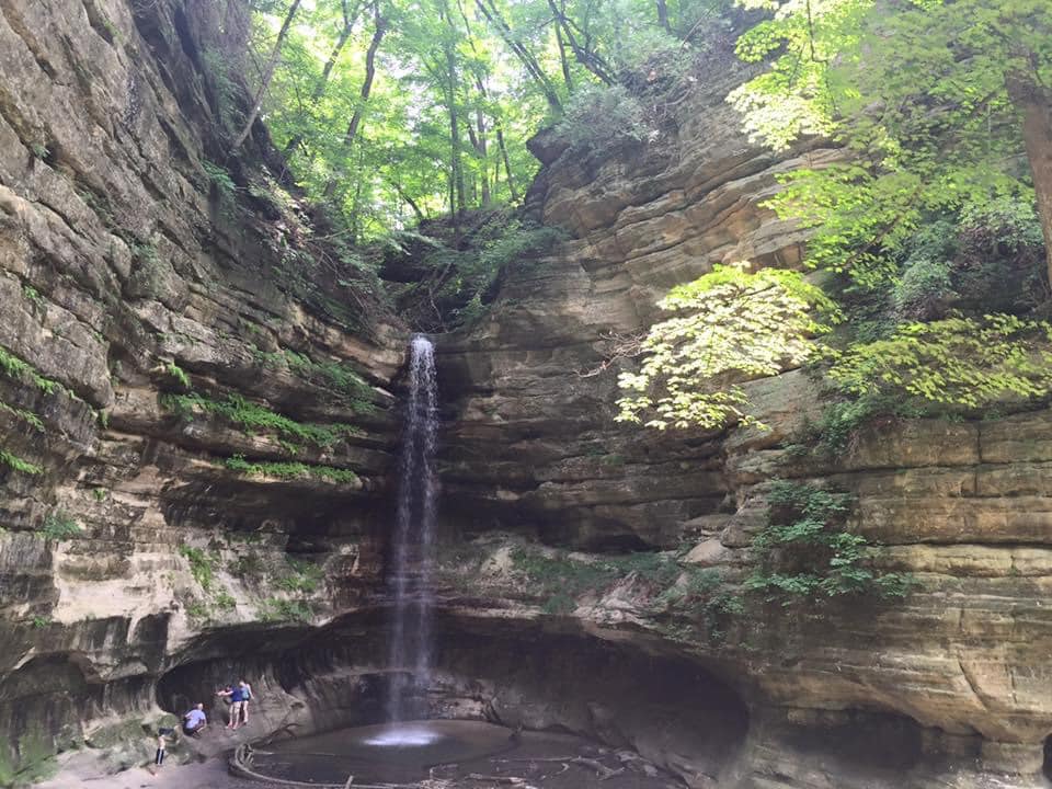 Waterfall at Starved Rock Statepark