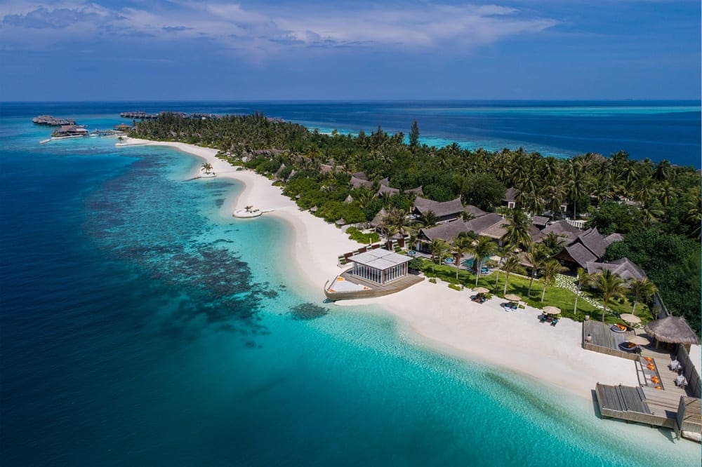 Ozen Reserve Bolifushi beach in the Maldives.