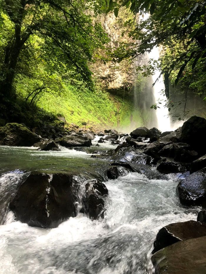 The La Fortuna Waterfall in Costa Rica.