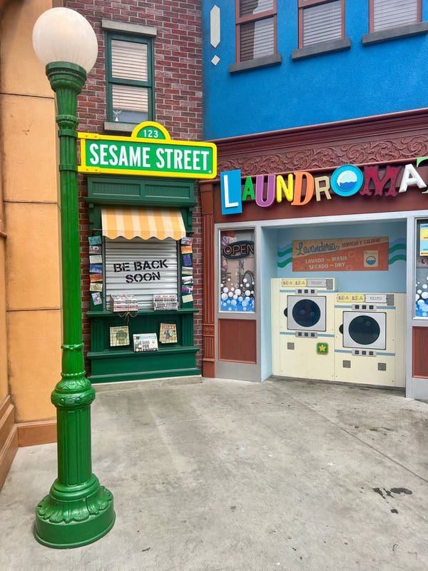 The Sesame Street sign at Sesame Place in San Diego.
