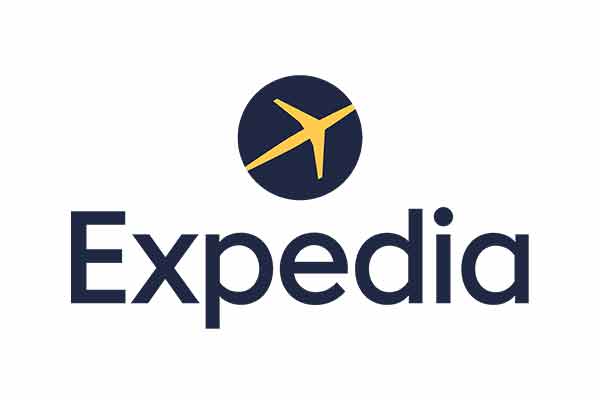 The logo for Expedia, offering one of the best Black Friday Deals for Family Travel.