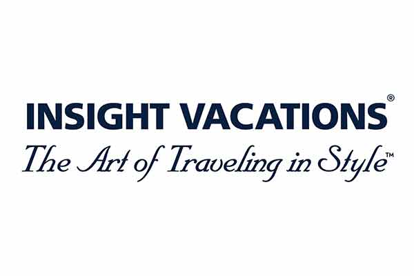 The logo for Insight Vacations, with the tagline "The Art of Traveling in Style" beneath it.