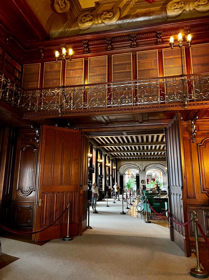 One of the grand rooms within the Biltmore Estate.