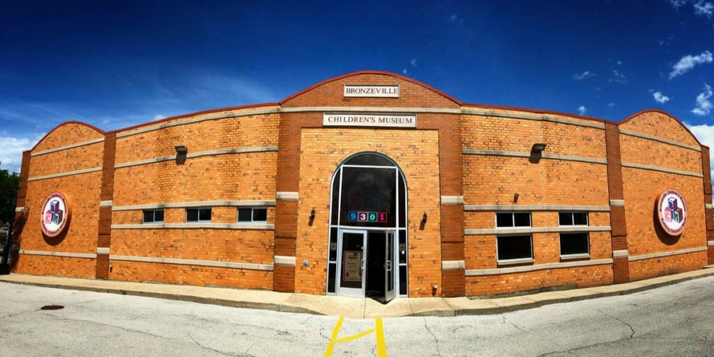 The entrance to Bronzeville Children's Museum.