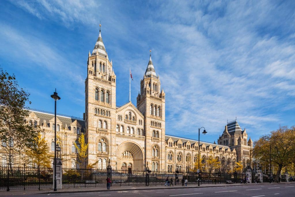 A historic building in London's South Kensington neighborhood.