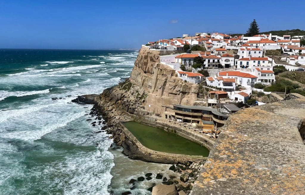 A coastal scene near Lisbon.