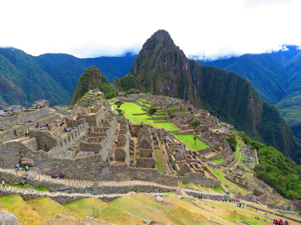 An aerial view of Machu Picchu in Peru, one of the best international destinations for teens interested in history.
