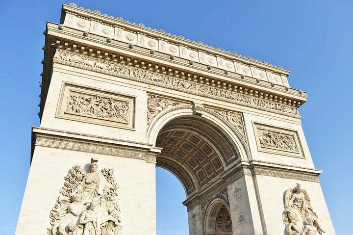 The Arc de Triomphe, as seen on the Paris Must-See Sites Tour for Families and Kids With Child-Friendly Guide.