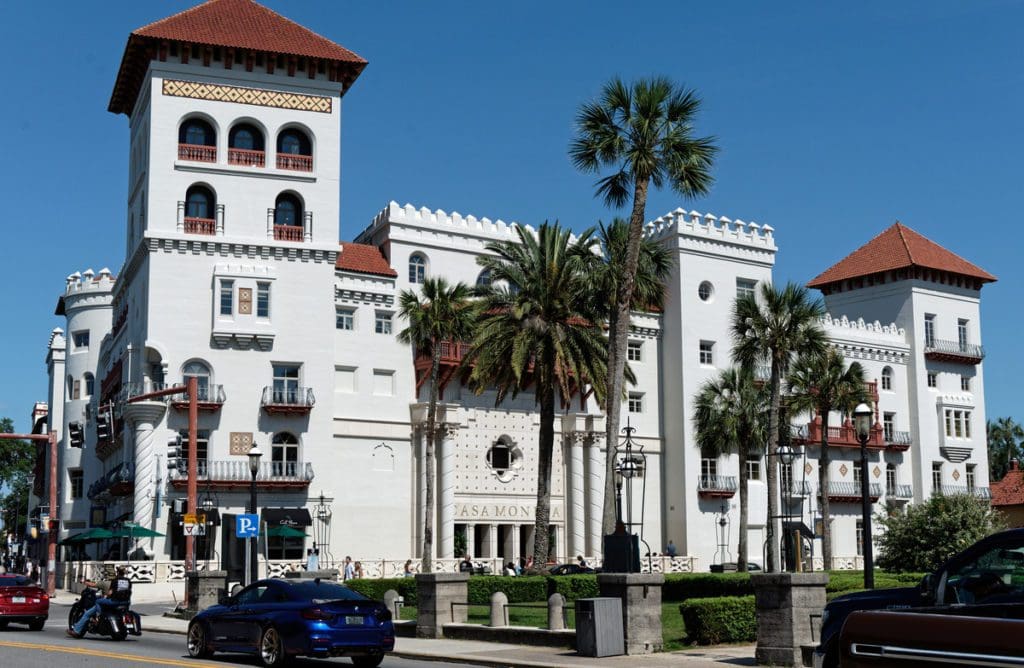 Casa Monica Hotel in St. Augustine, Florida, U.S., one of the best American cities that feel like Europe for families.