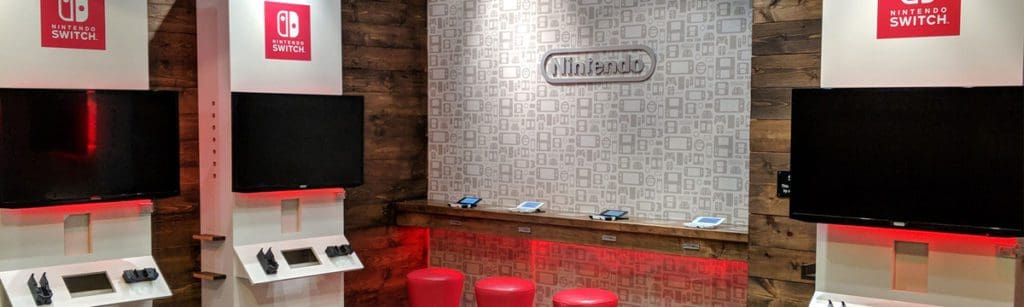 Inside the Nintendo® Gaming Lounge at Whistler Blackcomb, one of the best things to do in Whistler with kids this summer.