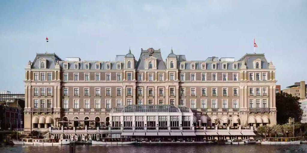 The exterior of InterContinental Amstel Amsterdam.