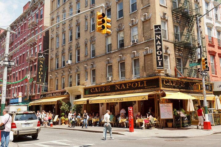 A NYC street, as seen on the Gangsters and Ghosts Tour in NYC.