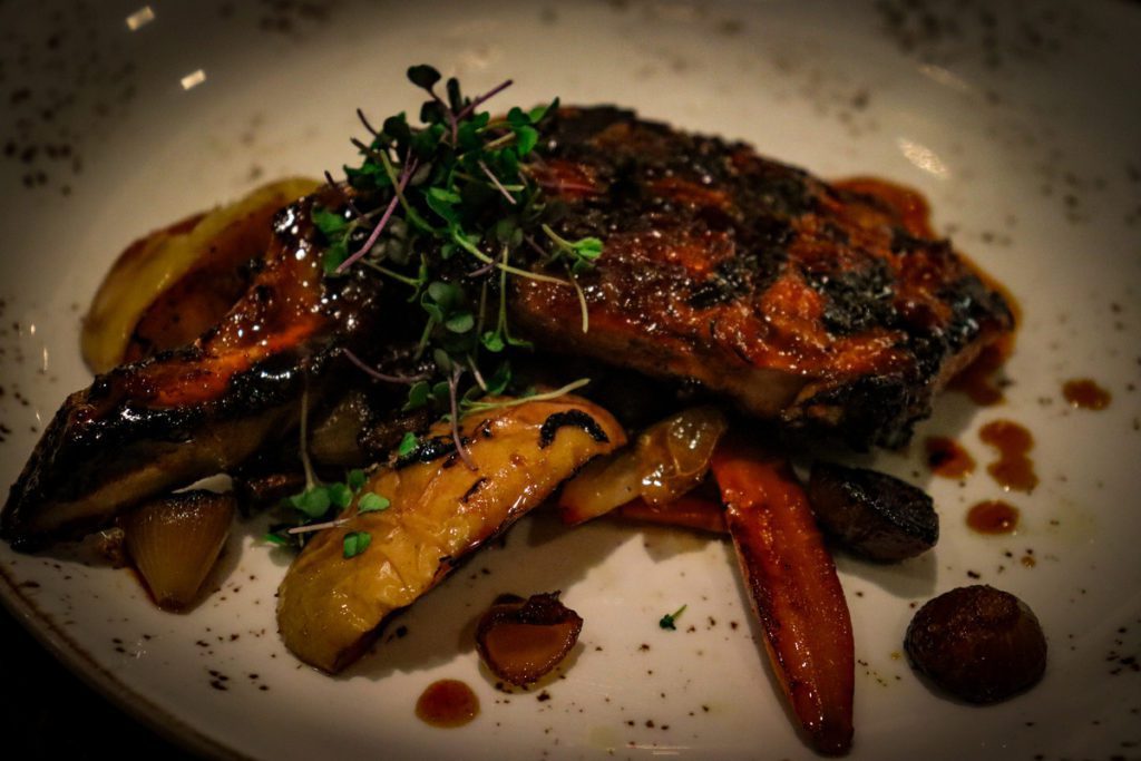 A pork dish from Cedar + Stone in the Mall of America.