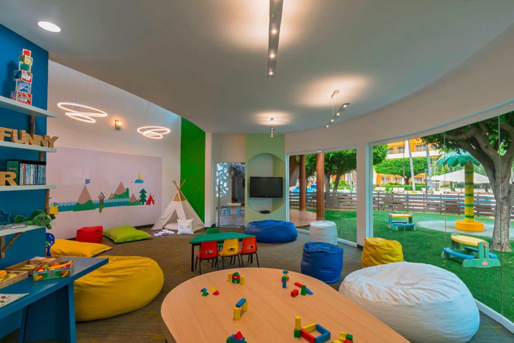 The kids' club at The Westin Resort and Spa Puerto Vallarta, one of the best Marriott hotels in Mexico for families. 
