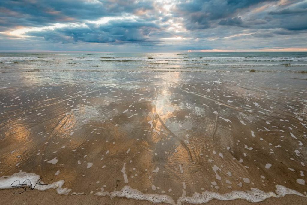 A view of the ocean on Padre Island National Seashore, one of the best places to visit in Texas with kids.