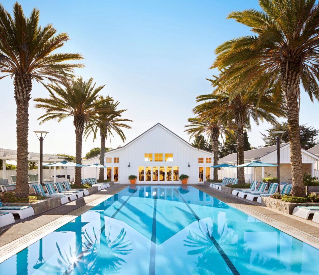 The outdoor pool at Carneros Napa Valley.