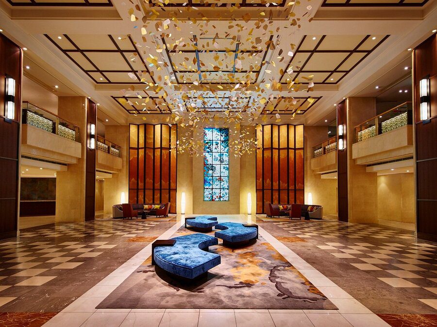 Lobby of Shinagawa Prince Hotel, Tokyo Japan