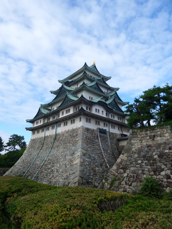 The Chateau Tower Castle in Nagoya, Japan. 