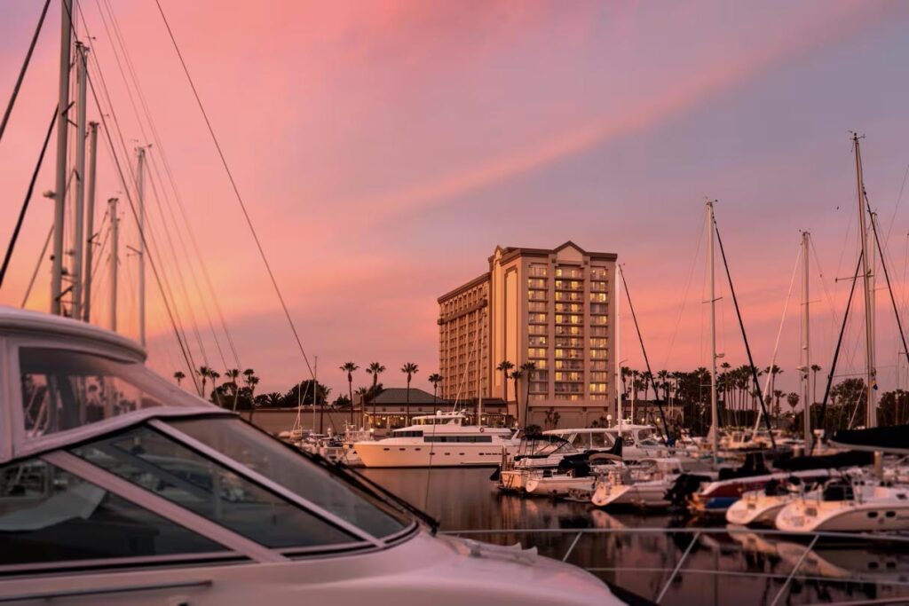 The adjacent Marina del Rey at the Ritz-Carlton Marina del Rey.