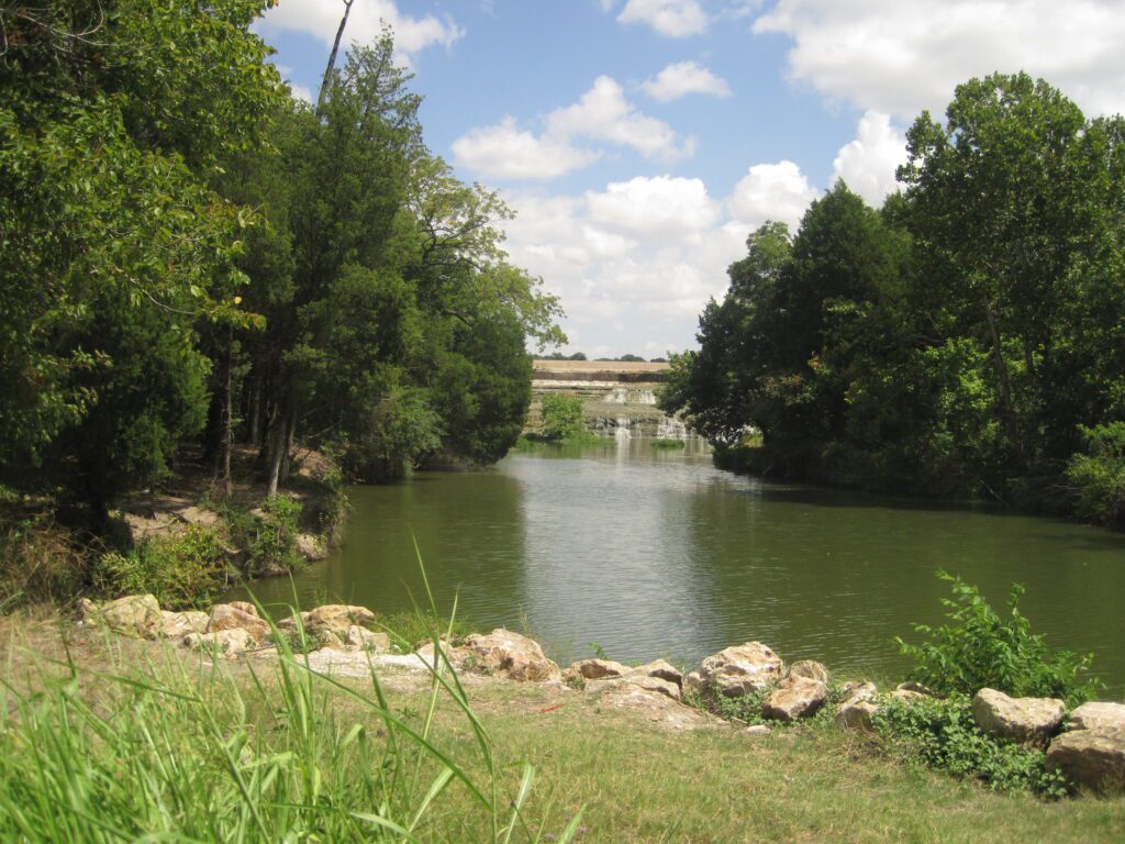 A view of White Rock Lake, one of the best places to visit on a Dallas itinerary for families. 